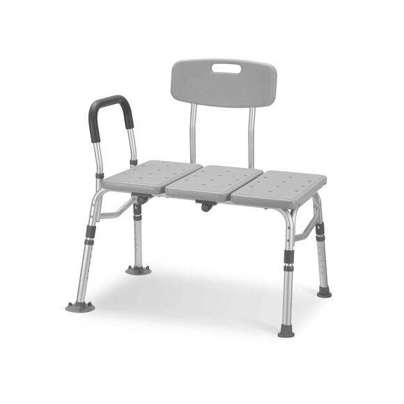 Naipo Transfer Bench Height Adjustable Shower Bench Seat Bath Chair for Seniors - Picture 1 of 6